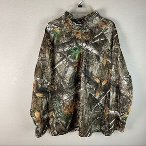 Realtree Pullover Camo Jacket Size XXL